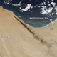 Illustration for article titled Shocking NASA Satellite Photos Reveal Large Area Covered in Black Smoke Caused by Oil Fires